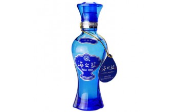 洋河蓝色经典海之蓝42度65ml 绵柔型白酒粮食收藏酒水小瓶装酒版 单瓶装